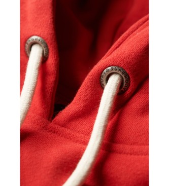 Superdry Track Field Athletic grafisch sweatshirt rood