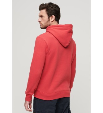 Superdry Sweatshirt med htte og logo Essential red