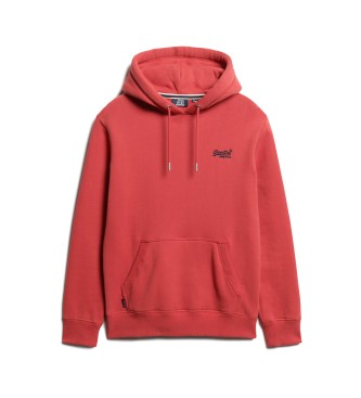 Superdry Sweatshirt med htte og logo Essential red