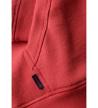 Superdry Sweatshirt med htte og logo Essential red