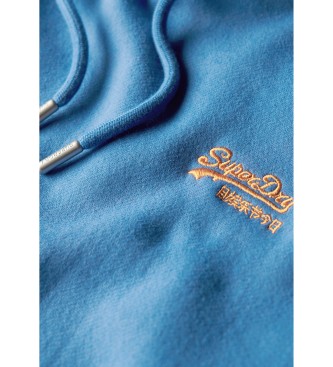 Superdry Sweat  capuche avec logo Bleu essentiel