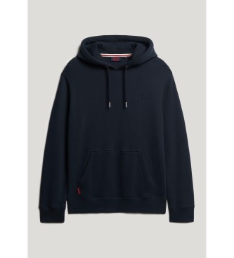 Superdry Felpa con cappuccio essenziale blu scuro