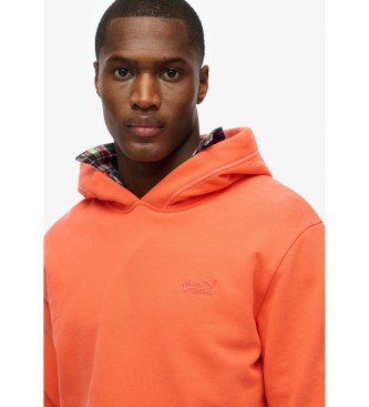Superdry Luvtrja med korallfrgad Essential-logotyp