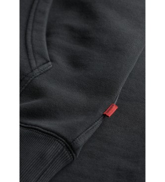 Superdry Sweat  capuche avec micro logo gris