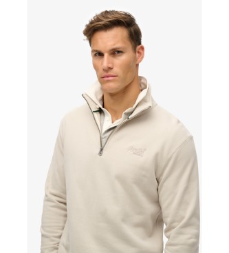 Superdry Essential sweatshirt i beige