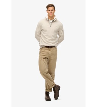 Superdry Essential sweatshirt i beige