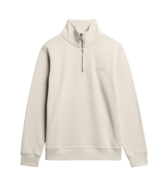 Superdry Essential sweatshirt i beige