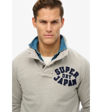 Superdry Sweatshirt Vintage Athletic  col baker gris