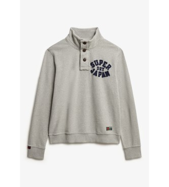 Superdry Sweatshirt Vintage Athletic  col baker gris