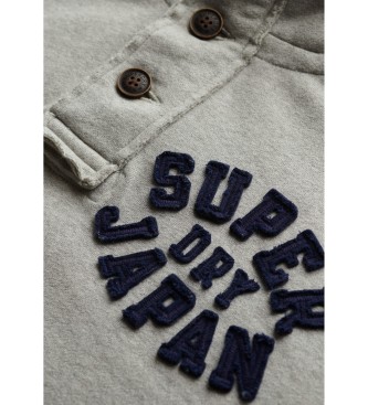 Superdry Sweatshirt Vintage Athletic  col baker gris