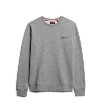 Superdry Sweatshirt logo Essential gris