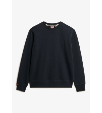 Superdry Sweatshirt avec col ras du cou et logo Essential navy