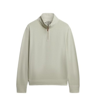 Superdry Sweat à demi-fermeture éclair Classic Essential beige