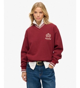 Superdry Rotes Sweatshirt ?Country Club Loose?