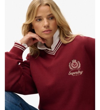 Superdry Rotes Sweatshirt ?Country Club Loose?