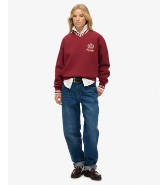 Superdry Rotes Sweatshirt ?Country Club Loose?
