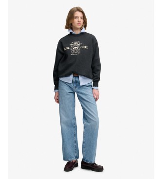 Superdry Black Country Club sweatshirt
