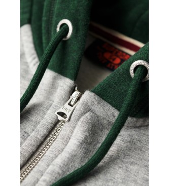 Superdry Baseball-Sweatshirt grau, grn