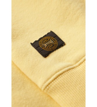 Superdry Los sweatshirt met applicatie Atletisch geel