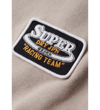 Superdry Sweat-shirt ample Mechanic marron
