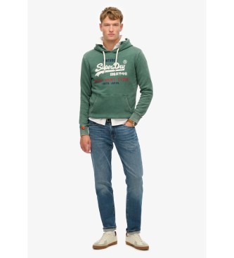 Superdry Sweat vintage vert Cali