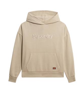 Superdry Camisola com núcleo bordado bege