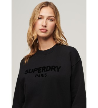 Superdry Sweatshirt Sport Luxe svart