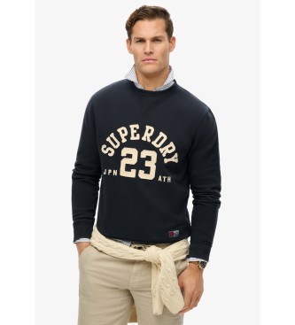 Superdry Vintage Athletic navy sweatshirt