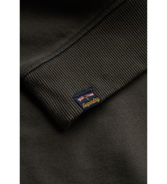 Superdry Athletic Essentials loose fit crew neck sweatshirt dark grey