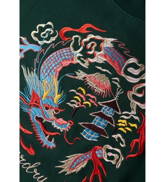 Superdry Sweatshirt Suika vert