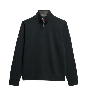 Superdry Piktrja med halv dragkedja Core black