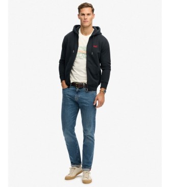 Superdry Essential Logo Zip Sweatshirt navy