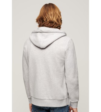 Superdry Fluorescent sweatshirt with Vintage Logo grey logo
