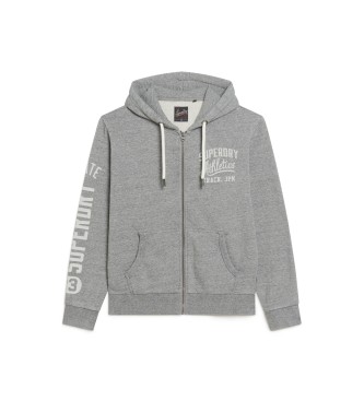 Superdry Sudadera grfica Athletic College gris