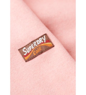 Superdry Camisola com logtipo vintage numa tonalidade mais profunda de cor-de-rosa