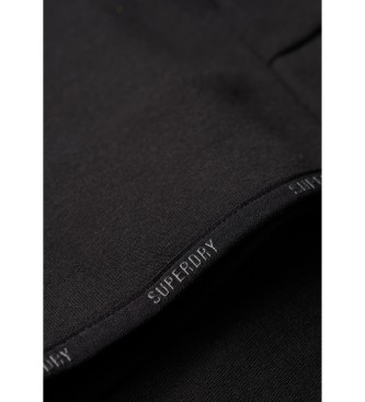 Superdry Sport Tech sweatshirt med logotyp svart