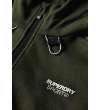 Superdry Sport Tech sweatshirt med logotyp grn