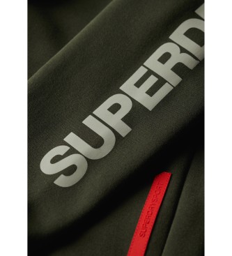 Superdry Bluza z logo Sport Tech zielona