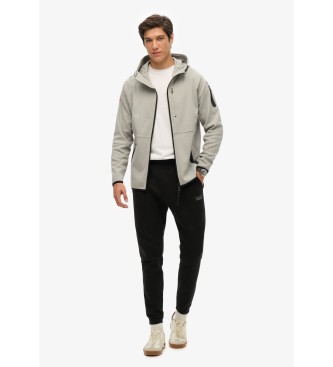 Superdry Lstsiddende httetrje med lynls og grt Tech-logo