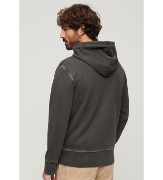 Superdry Sweatshirt avec surpiqres contrastes noires