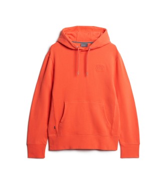 Superdry Los sweatshirt met relifdetail Sportswear oranje