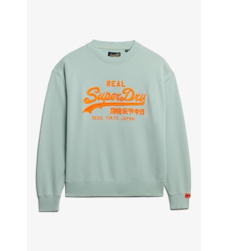 Superdry Vintage fluorescerende groene sweater
