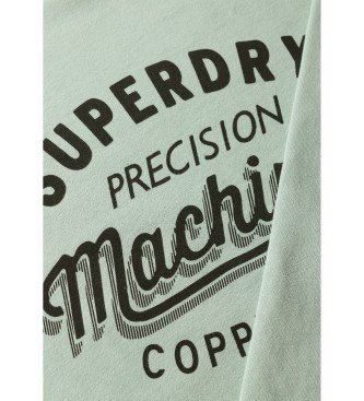 Superdry Sweat vintage vert lavé