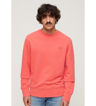 Superdry Gewaschenes Vintage-Sweatshirt in Koralle