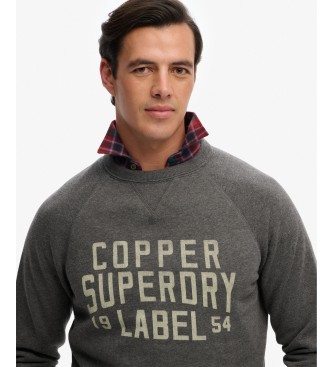 Superdry Grå Merchant Vintage-sweatshirt