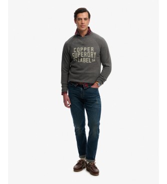 Superdry Grå Merchant Vintage-sweatshirt