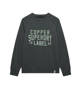 Superdry Grå Merchant Vintage-sweatshirt