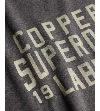 Superdry Grå Merchant Vintage-sweatshirt