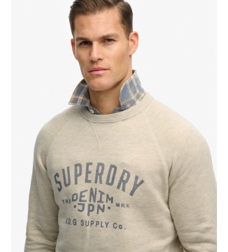 Superdry Grå Merchant Vintage-sweatshirt