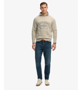 Superdry Grå Merchant Vintage-sweatshirt